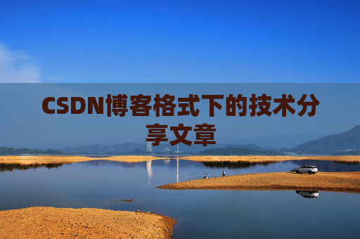 CSDN博客格式下的技术分享文章